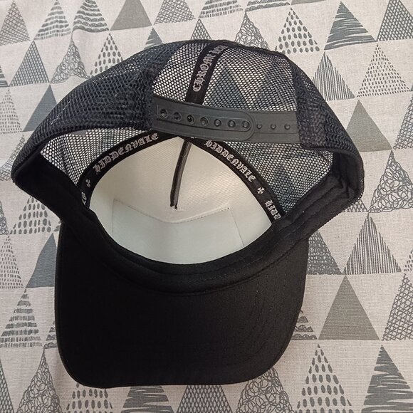 Chrome Hearts Mens Cross Embroidered Trucker Hat - Picture 6 of 6